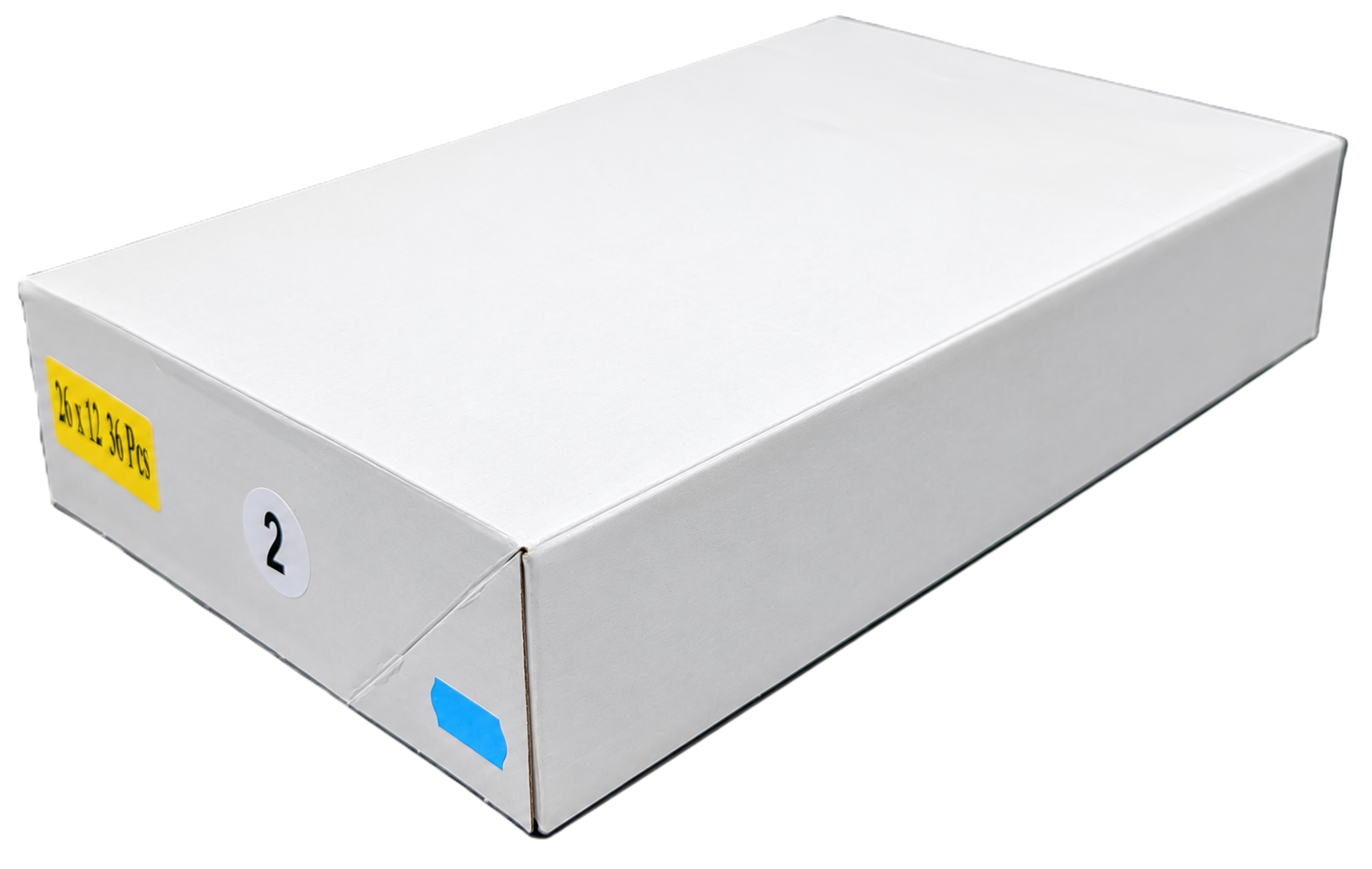 weißer Karton, Flachverpackung, rechteckige Schachtel, Kartonverpackung, Kartonbox, weißer Karton, rechteckig, flache Verpackung, 30 Stück