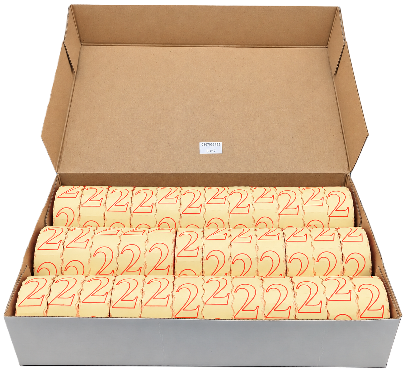 box, Kartonschachtel, Kartonrollen, unbeschriftet, verpackt, Kartonbox, braunes Papier, verpackte Blöcke, Zahlenmuster, rote Aufdrucke