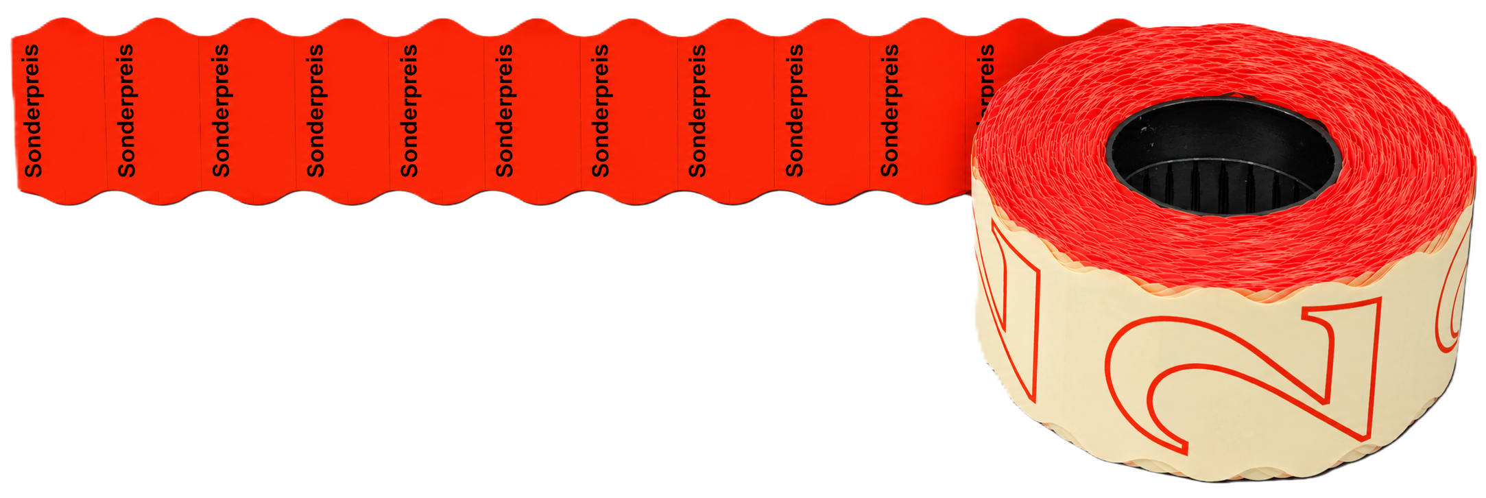 Preisauszeichneretiketten, Sonderpreis, Rolle, Rot, Selbstklebend