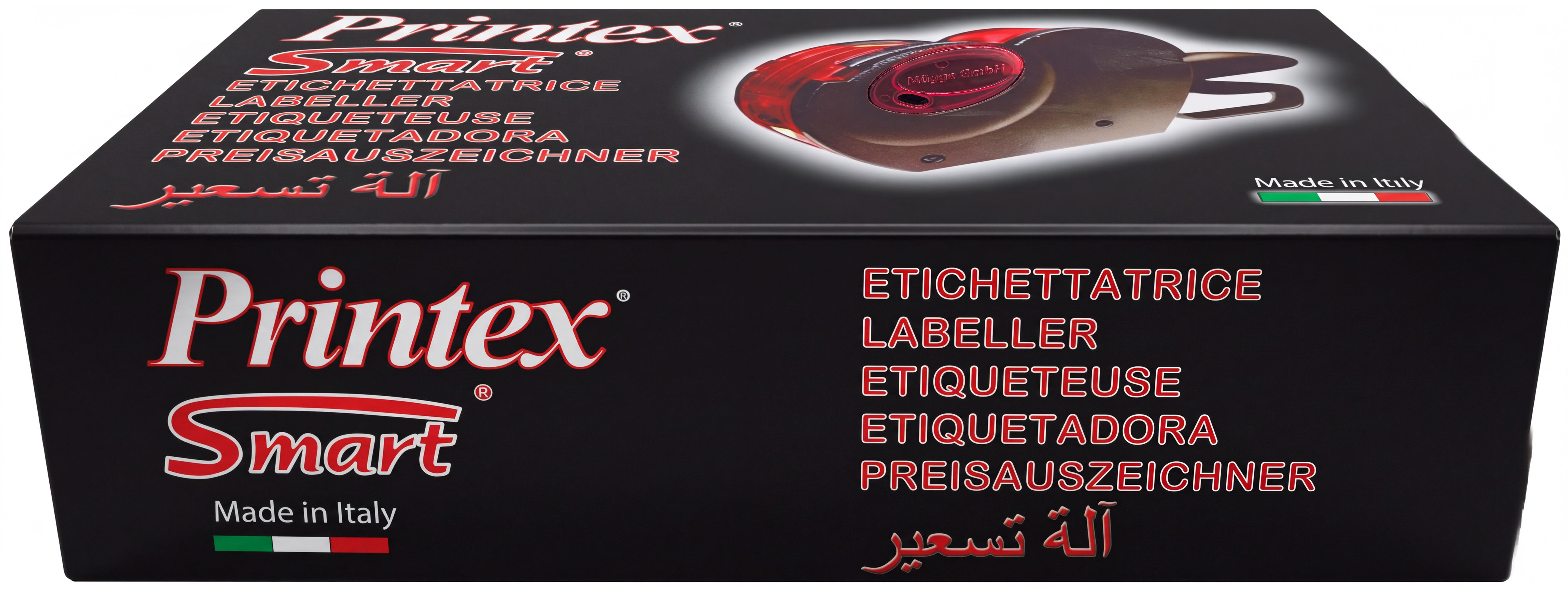 Etikettierer, Etikettendrucker, Preisauszeichner, Etikettaufkleber, Made in Italy