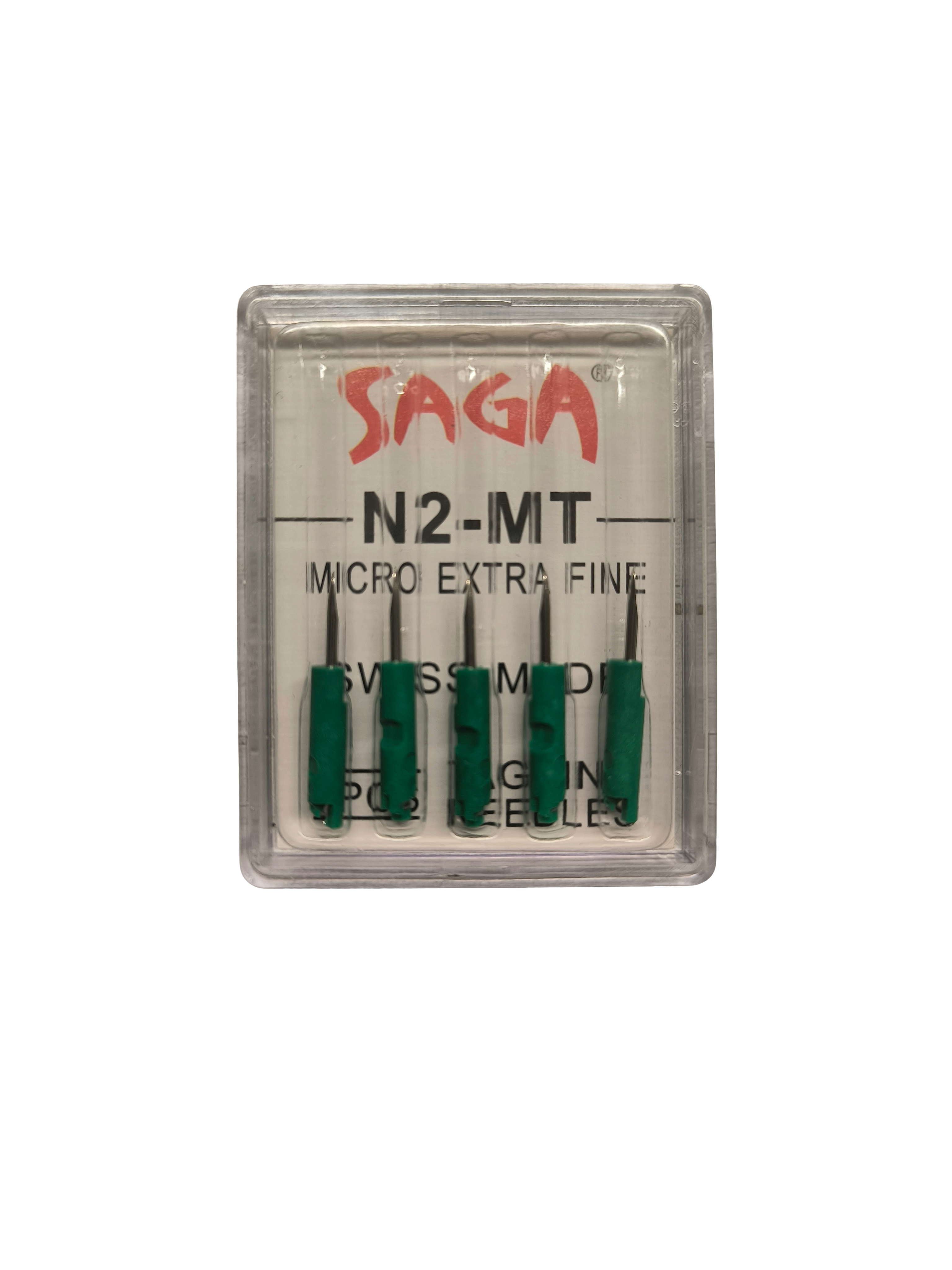 5 Ersatznadeln Nadel - Micro Extra Fein- Swiss made