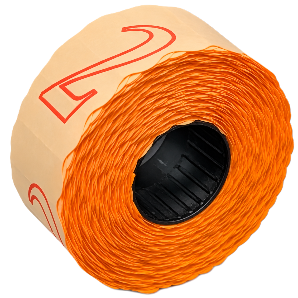 orangefarbene Schnur, Kunststoffseil, Seilrolle, gedrehtes Seil