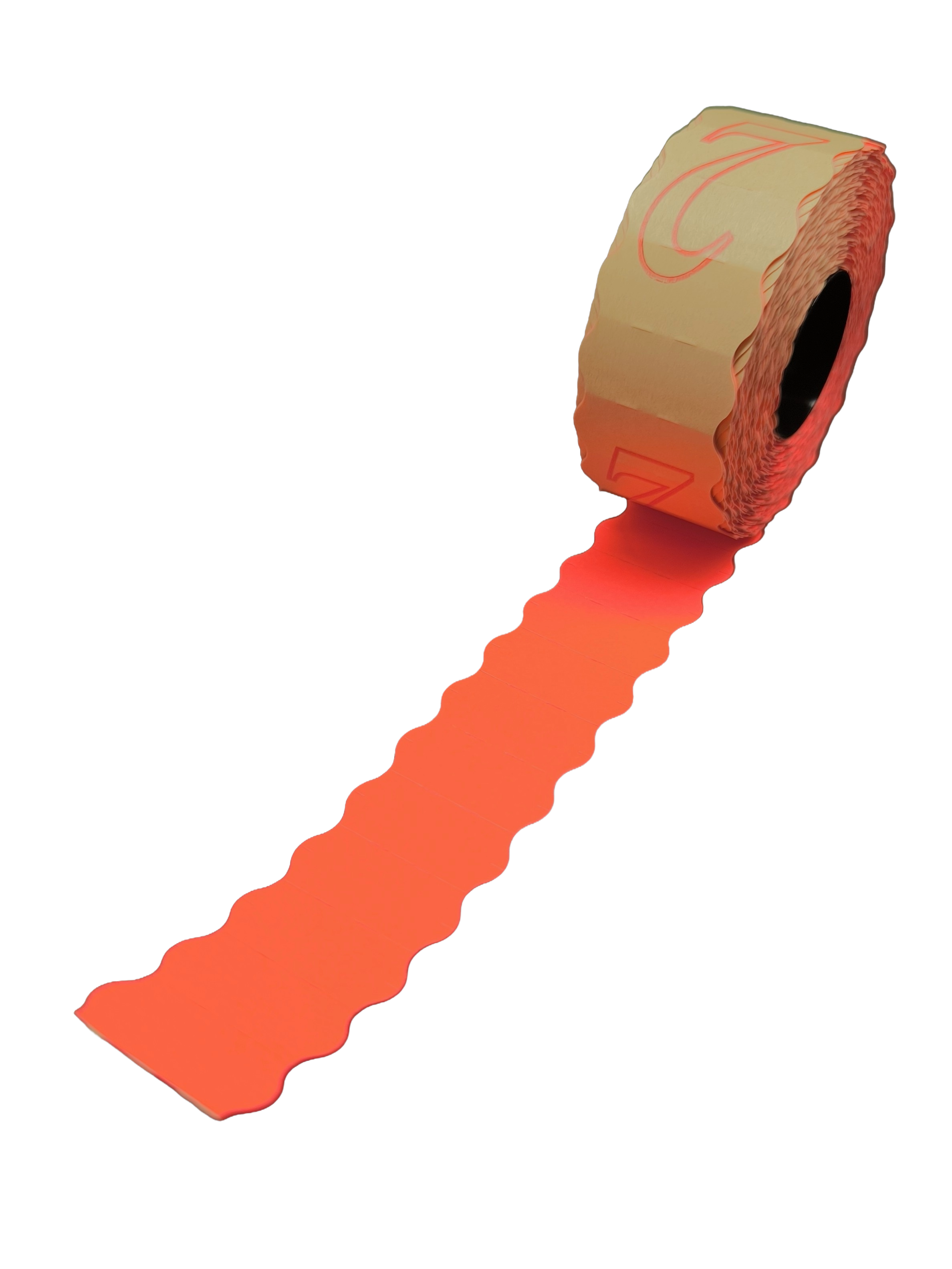 Preisetiketten 26x12mm Fluor rot (leuchtrot)