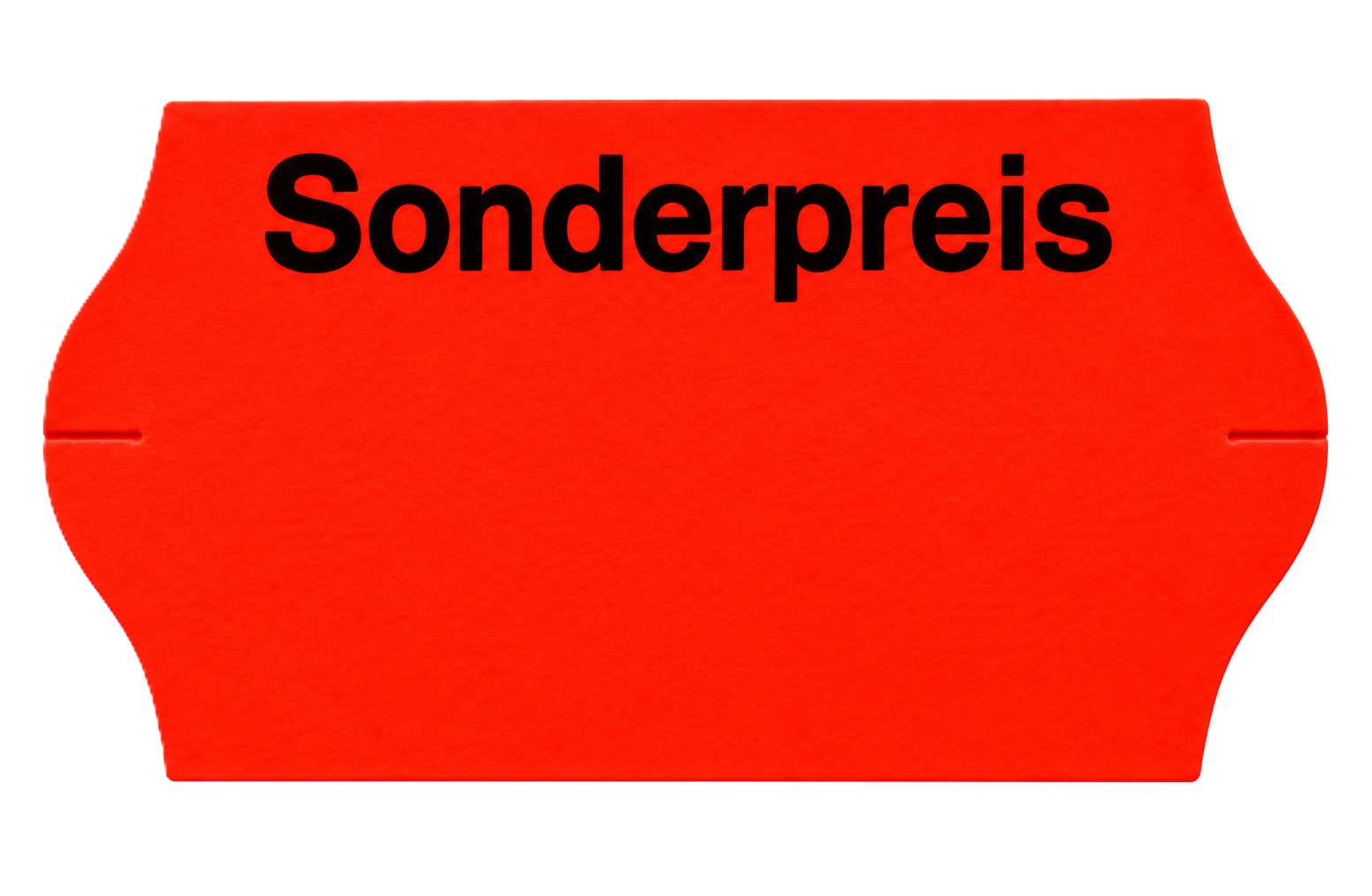 Preisschild, Kunststoff, Rot, Sonderpreis-Aufdruck