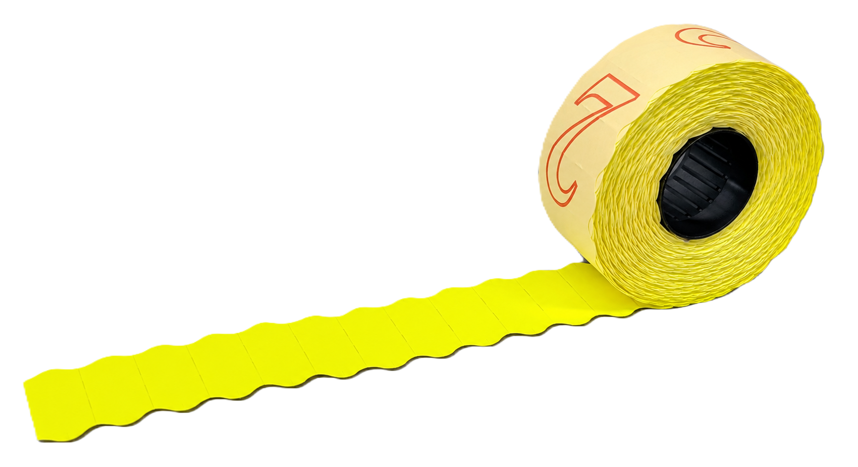 Preisauszeichneretiketten, Etikettenrolle, Neongelb, Papieretiketten, selbstklebend, Preisauszeichner-Etiketten, Etikettenrolle, Neongelb, Papieretiketten, nummeriert