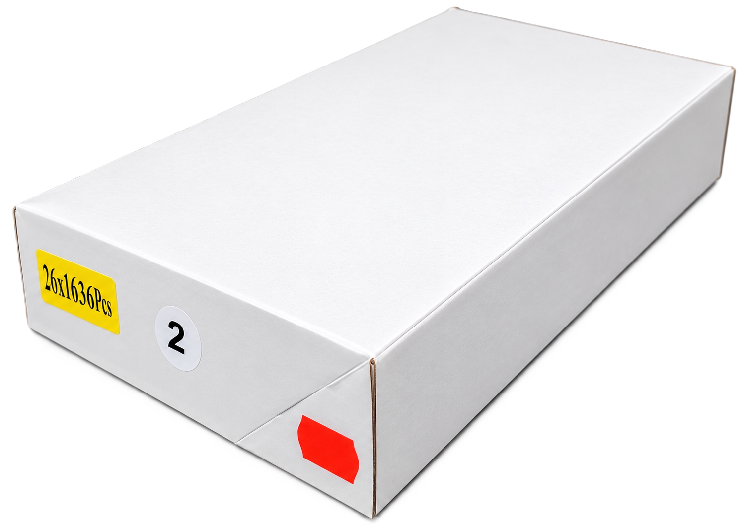 weißer Karton, Versandkarton, Pappschachtel, flache Box, 26-teilig, weißer Karton, Versandkarton, Pappkarton, rechteckige Schachtel, 26-teilig, Versandkarton, weißer Karton, rechteckige Schachtel, Etiketten, Kartonverpackung, weißer Karton, rechteckige Sc