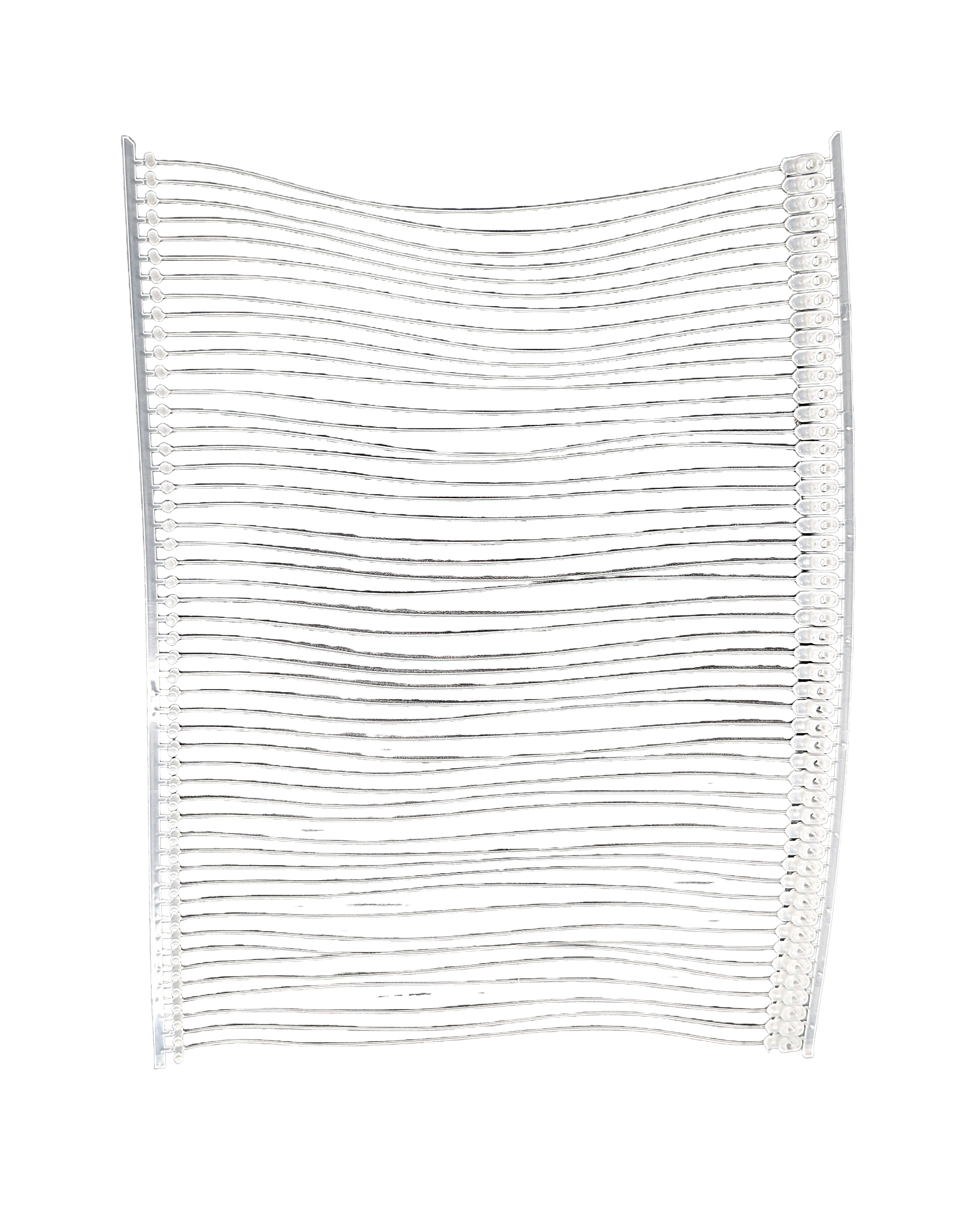 Kunststoffband, Flexibler Draht, Gitterband, Schwarz-weiß Muster, Spulenreihung