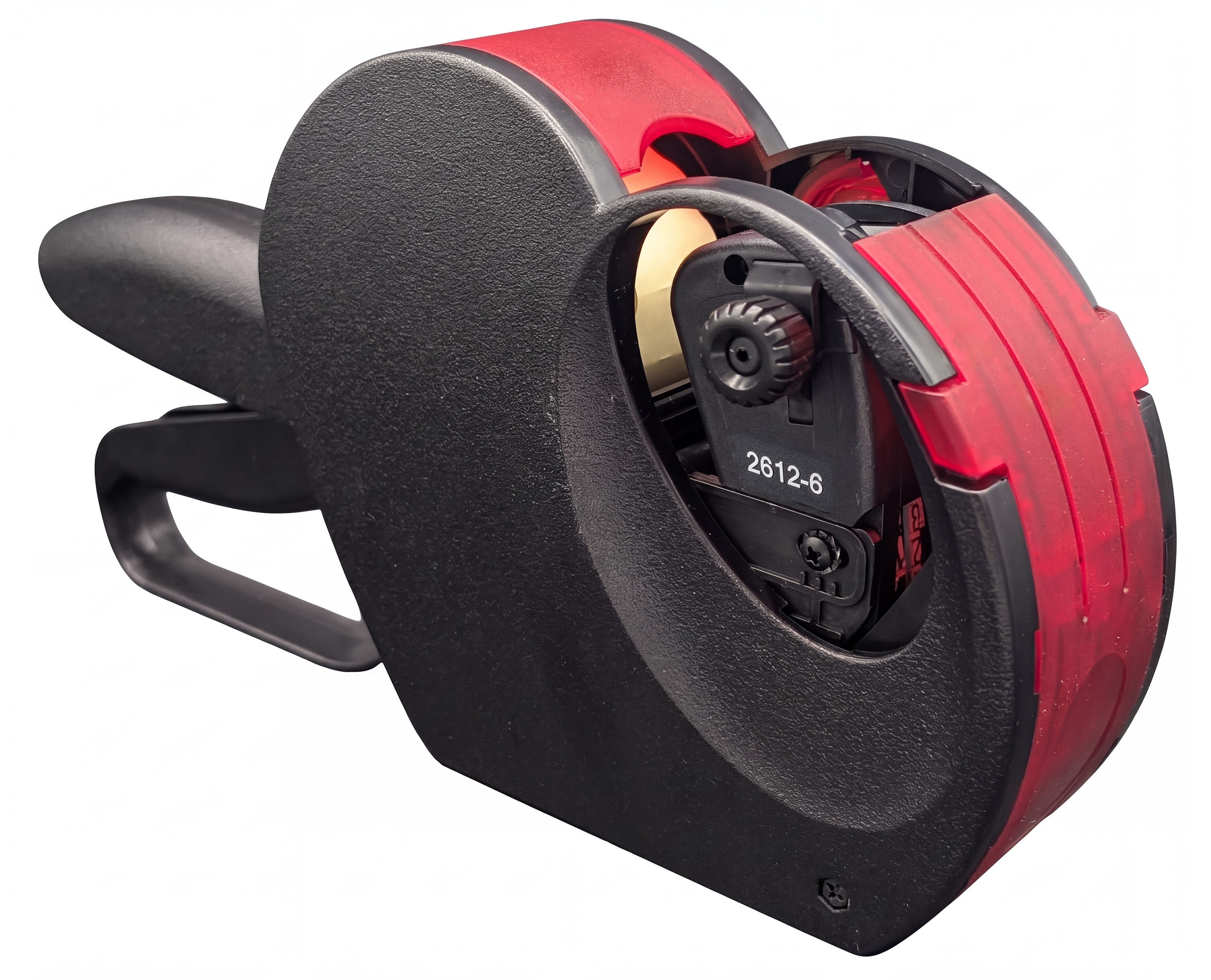 Tape dispenser, Roter Abroller, Maßband, Schneidemechanismus, Handwerkzeug
